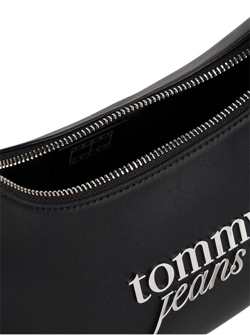 Borsa nera in poliuretano Tommy Jeans | AW0AW17895BDS